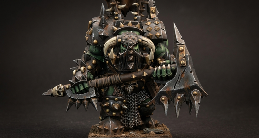 Señor de la Guerra Orco de Hierro - Héroe Multipieza · miniatura de resina 28 mm · Orcos y Goblins · Drakholm
