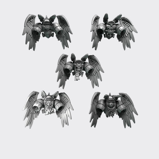 JetPack Crimson Lords A — bits de conversión sci-fi grimdark de Greytide Studio, resina 32mm sin pintar