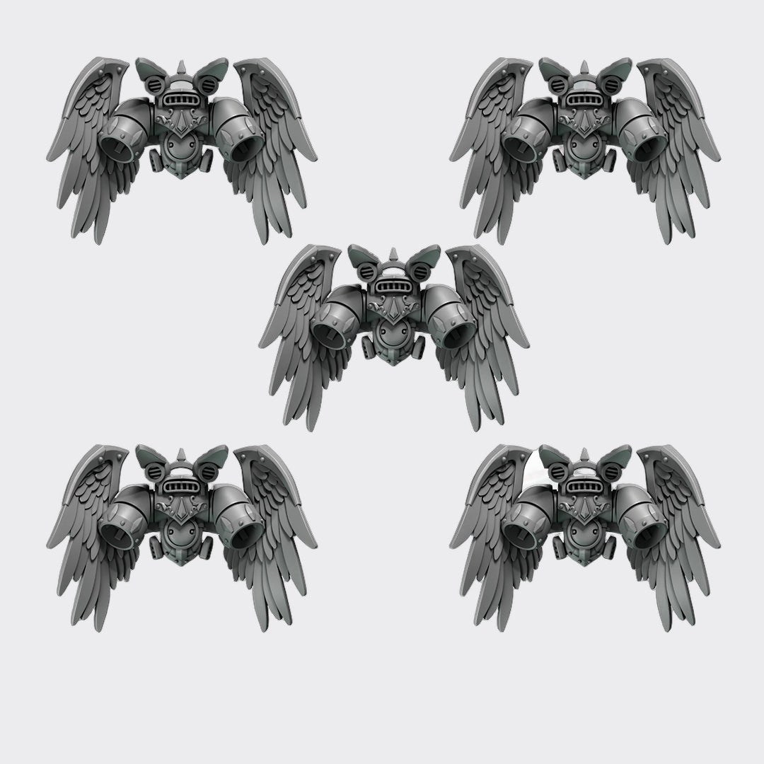 JetPack Crimson Lords B — bits de conversión sci-fi grimdark de Greytide Studio, resina 32mm sin pintar