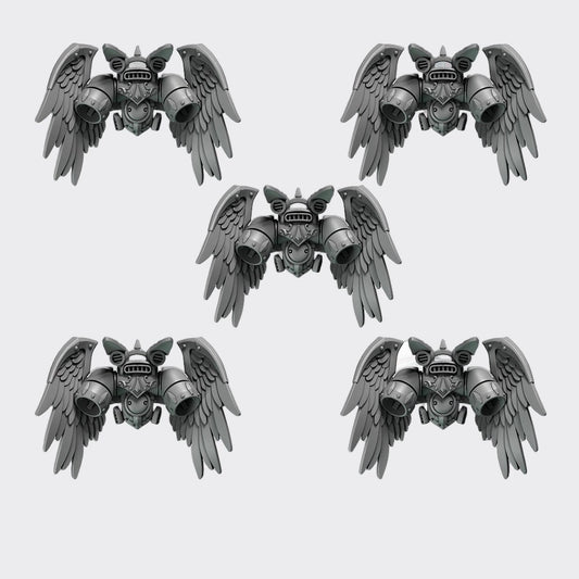 JetPack Crimson Lords B — bits de conversión sci-fi grimdark de Greytide Studio, resina 32mm sin pintar