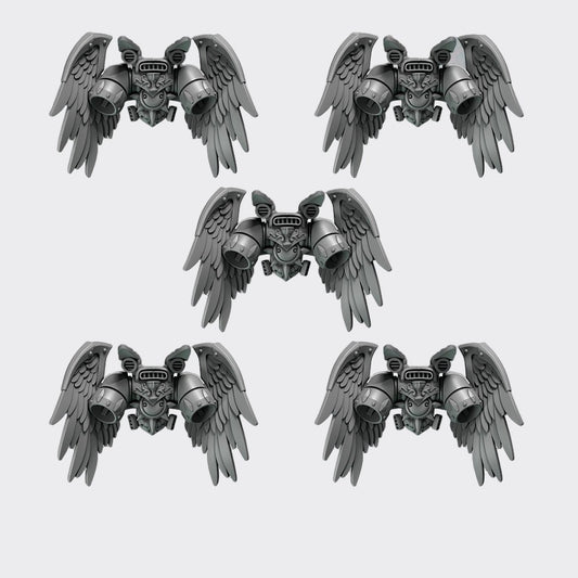 JetPack Crimson Lords C — bits de conversión sci-fi grimdark de Greytide Studio, resina 32mm sin pintar