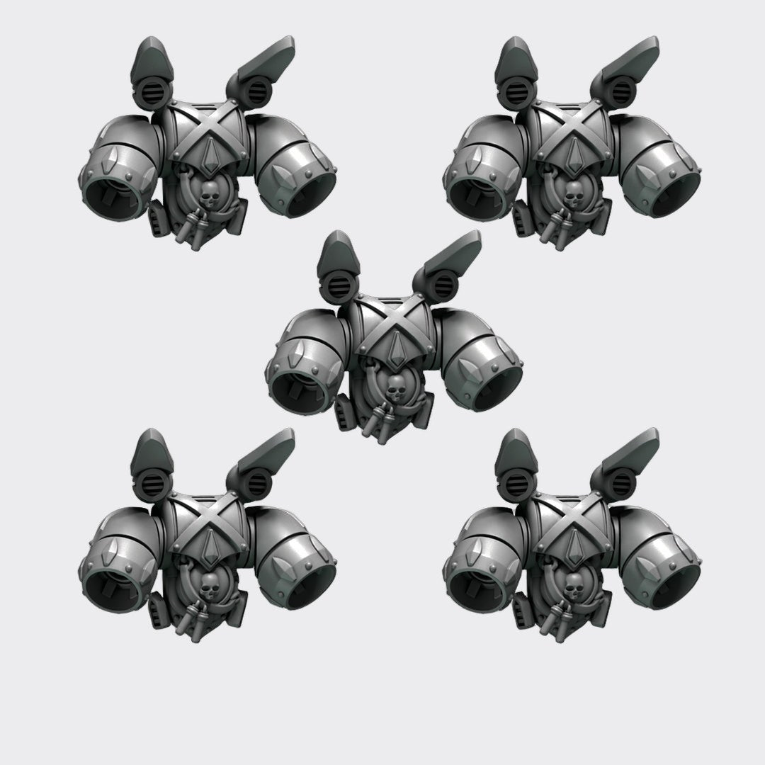 JetPack Crimson Lords H — bits de conversión sci-fi grimdark de Greytide Studio, resina 32mm sin pintar