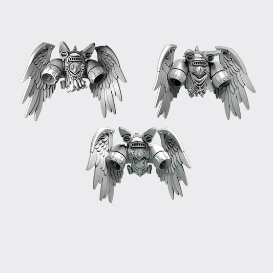 JetPack Crimson Lords K — bits de conversión sci-fi grimdark de Greytide Studio, resina 32mm sin pintar