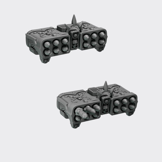 Lanzamisiles Terminator Crimson Lords — bits de conversión sci-fi grimdark de Greytide Studio, resina 32mm sin pintar