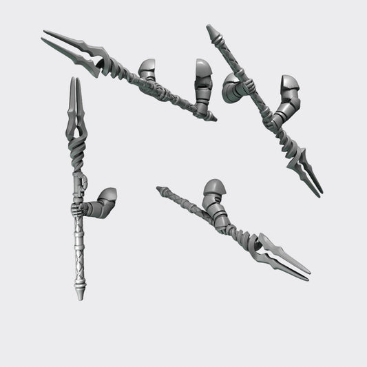 Lanzas Crimson Lords E — bits de conversión sci-fi grimdark de Greytide Studio, resina 32mm sin pintar
