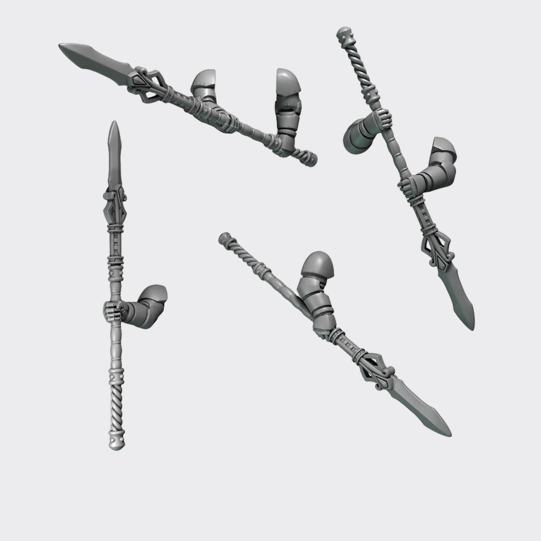 Lanzas Crimson Lords H — bits de conversión sci-fi grimdark de Greytide Studio, resina 32mm sin pintar