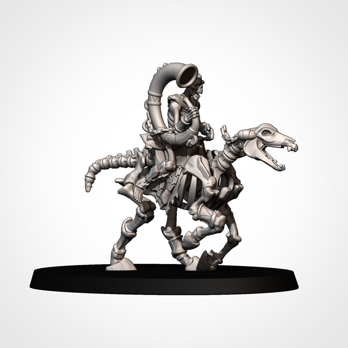 Miniatura Caballería Ligera Espectral Reyes Funerarios resina 32mm sin pintar - Drakholm