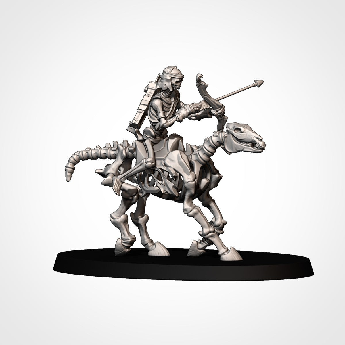 Miniatura Caballería Ligera Espectral Reyes Funerarios resina 32mm sin pintar - Drakholm