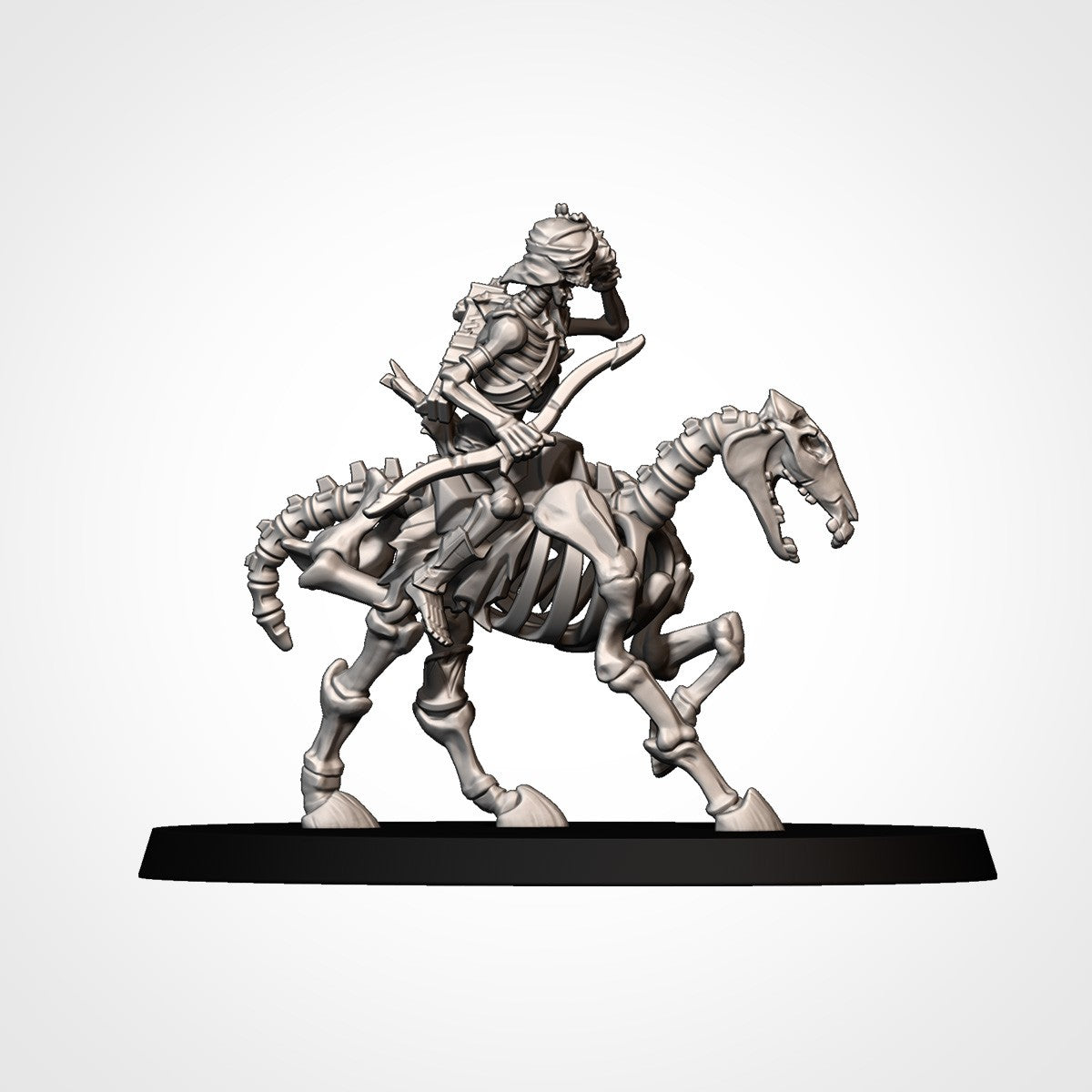 Miniatura Caballería Ligera Espectral Reyes Funerarios resina 32mm sin pintar - Drakholm