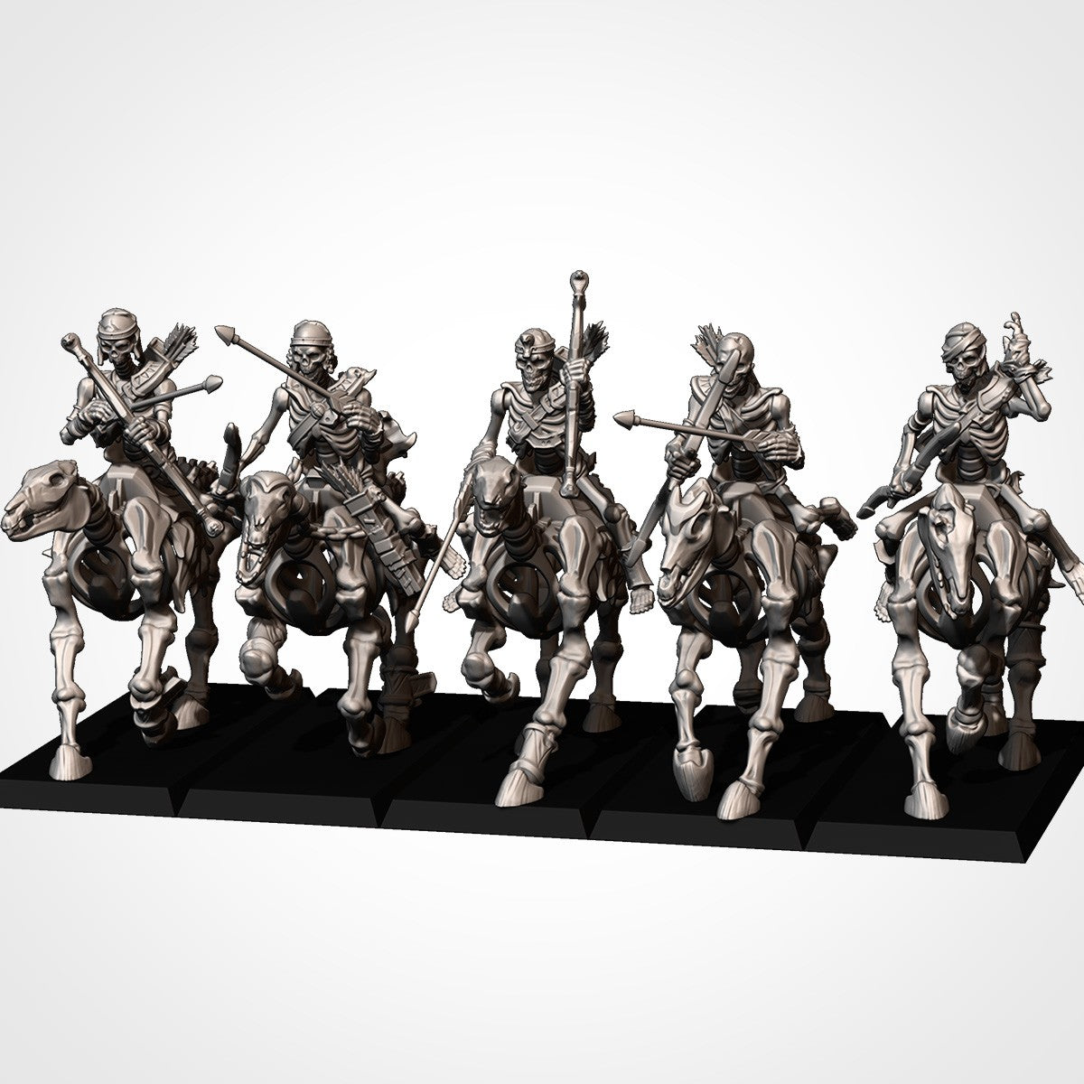 Miniatura Caballería Ligera Espectral Reyes Funerarios resina 32mm sin pintar - Drakholm