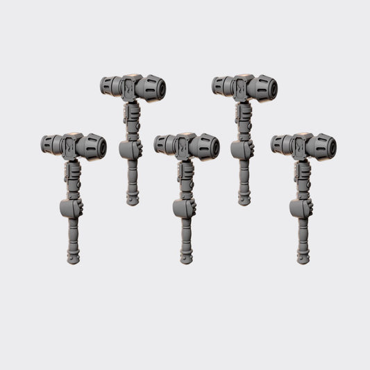 Martillos Anvil Wardens B — bits de conversión sci-fi grimdark de Greytide Studio, resina 32mm sin pintar