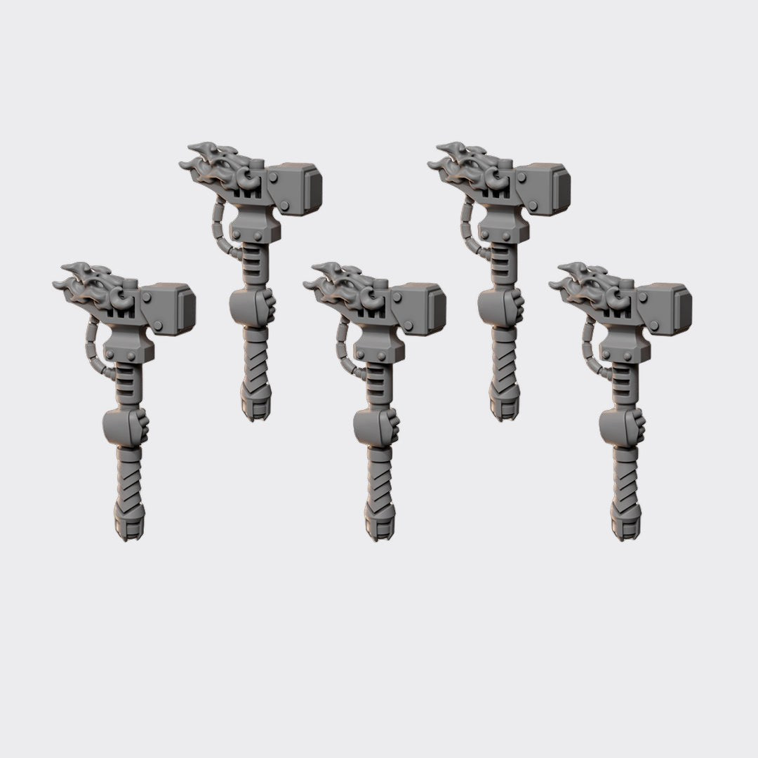 Martillos Anvil Wardens D — bits de conversión sci-fi grimdark de Greytide Studio, resina 32mm sin pintar