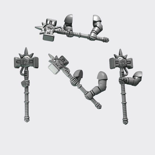 Martillos Crimson Lords D — bits de conversión sci-fi grimdark de Greytide Studio, resina 32mm sin pintar
