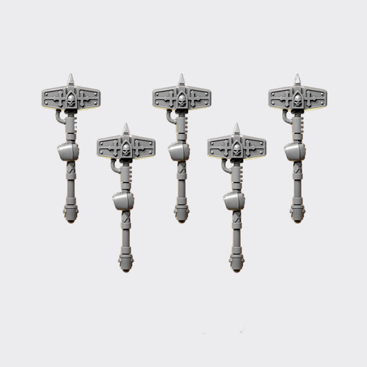 Martillos Terminator Eternal Crusaders A — bits de conversión sci-fi grimdark de Greytide Studio, resina 32mm sin pintar
