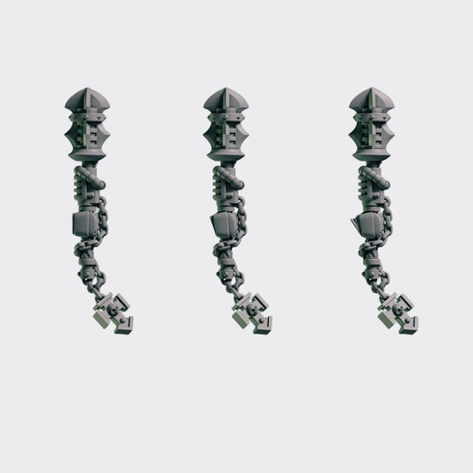 Mazos A — bits de conversión sci-fi grimdark de Greytide Studio, resina 32mm sin pintar