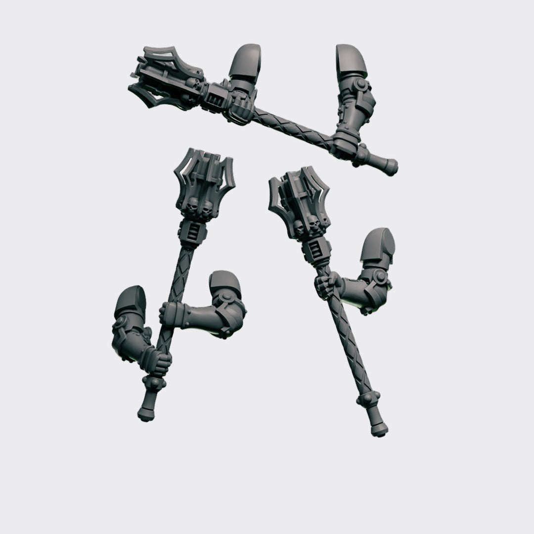 Mazos E — bits de conversión sci-fi grimdark de Greytide Studio, resina 32mm sin pintar