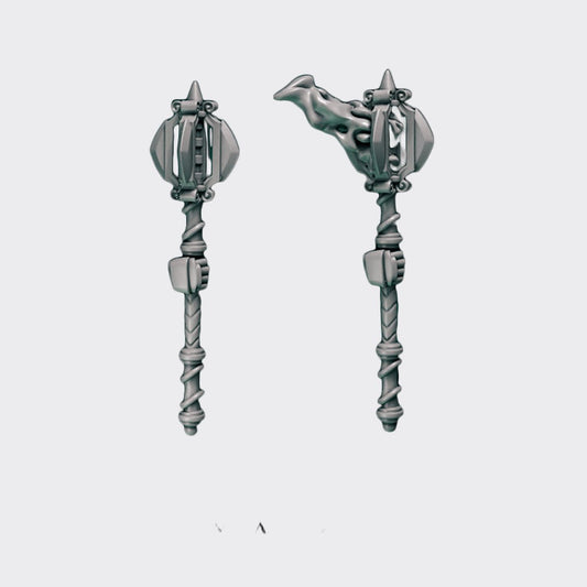 Mazos Terminator Eternal Pilgrims — bits de conversión sci-fi grimdark de Greytide Studio, resina 32mm sin pintar