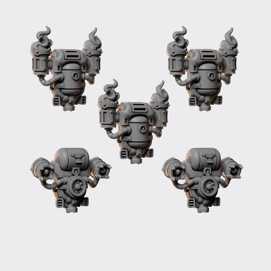Mochilas Anvil Wardens A — bits de conversión sci-fi grimdark de Greytide Studio, resina 32mm sin pintar
