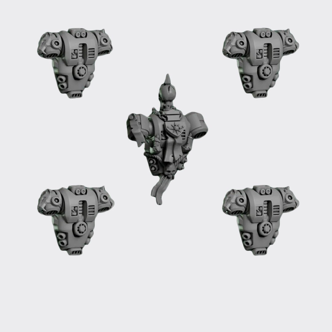 Mochilas Eternal Pilgrims D — bits de conversión sci-fi grimdark de Greytide Studio, resina 32mm sin pintar