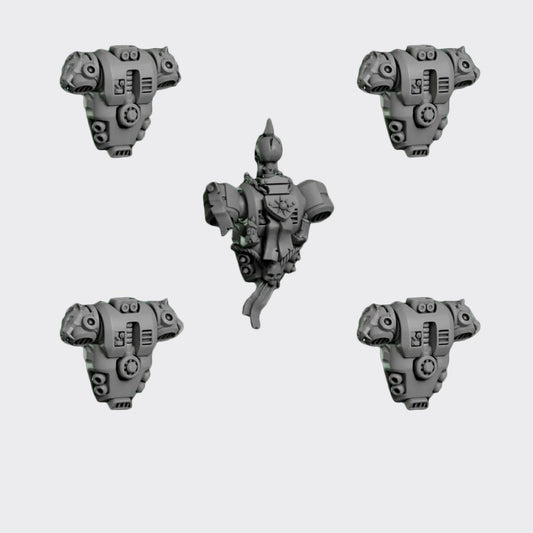 Mochilas Eternal Pilgrims D — bits de conversión sci-fi grimdark de Greytide Studio, resina 32mm sin pintar