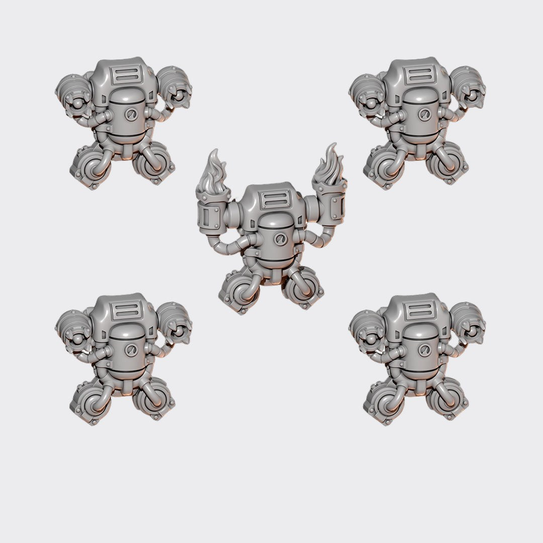 Mochilas Grav Anvil Wardens A — bits de conversión sci-fi grimdark de Greytide Studio, resina 32mm sin pintar