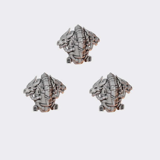 Mochilas Grav Anvil Wardens C — bits de conversión sci-fi grimdark de Greytide Studio, resina 32mm sin pintar