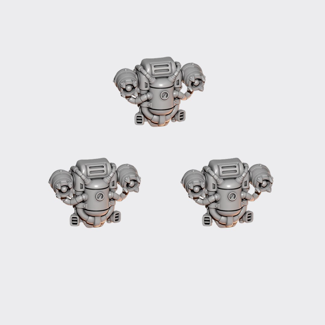 Mochilas Grav Anvil Wardens D — bits de conversión sci-fi grimdark de Greytide Studio, resina 32mm sin pintar