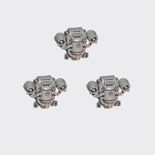 Mochilas Grav Anvil Wardens D — bits de conversión sci-fi grimdark de Greytide Studio, resina 32mm sin pintar