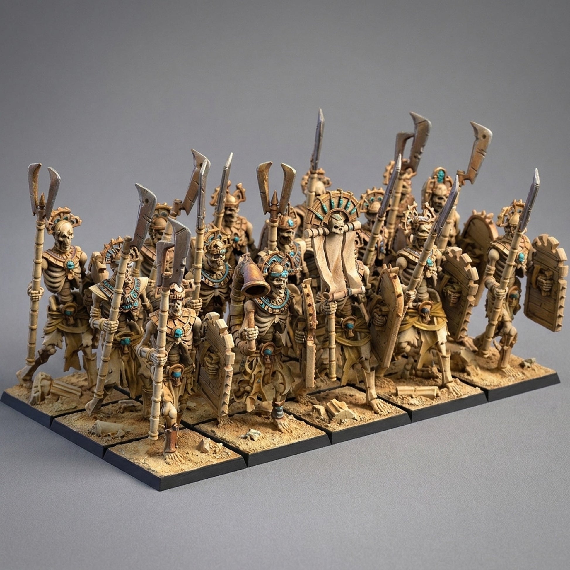 Miniatura Guardia de la Necrópolis Reyes Funerarios resina 32mm sin pintar - Drakholm