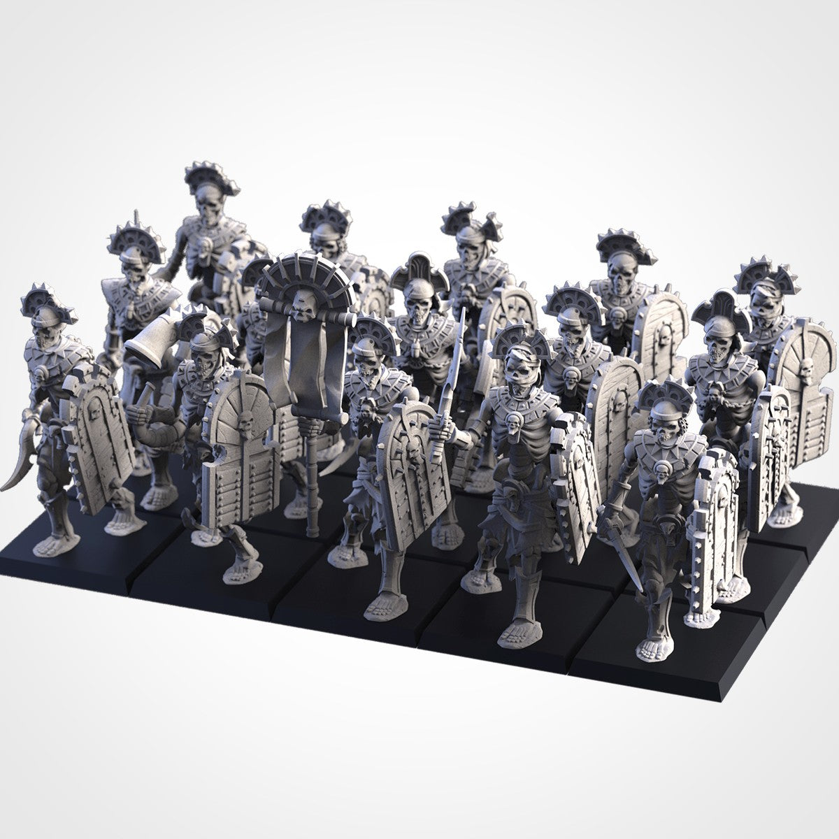 Miniatura Guardia de la Necrópolis Reyes Funerarios resina 32mm sin pintar - Drakholm