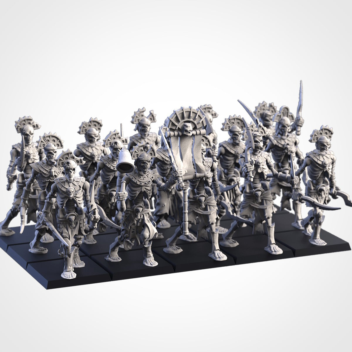 Miniatura Guardia de la Necrópolis Reyes Funerarios resina 32mm sin pintar - Drakholm