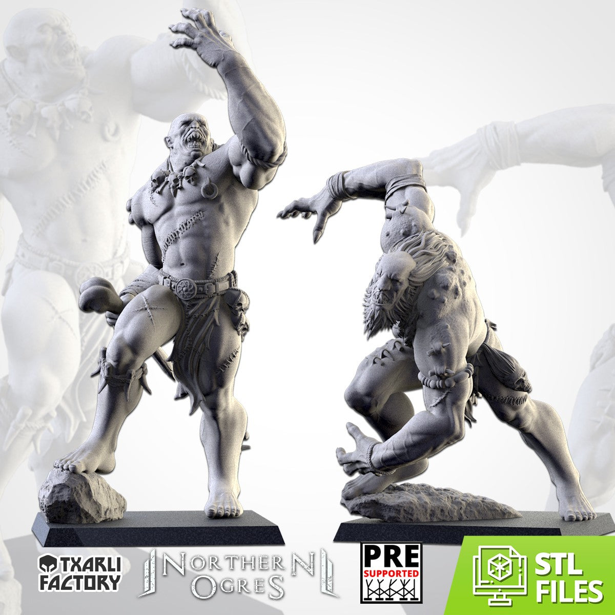 Los Devoradores · Miniatura 32mm · Ogros del Norte · Drakholm