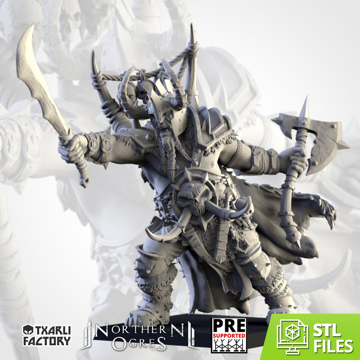 Kan de la Horda · Miniatura 32mm · Ogros del Norte · Drakholm