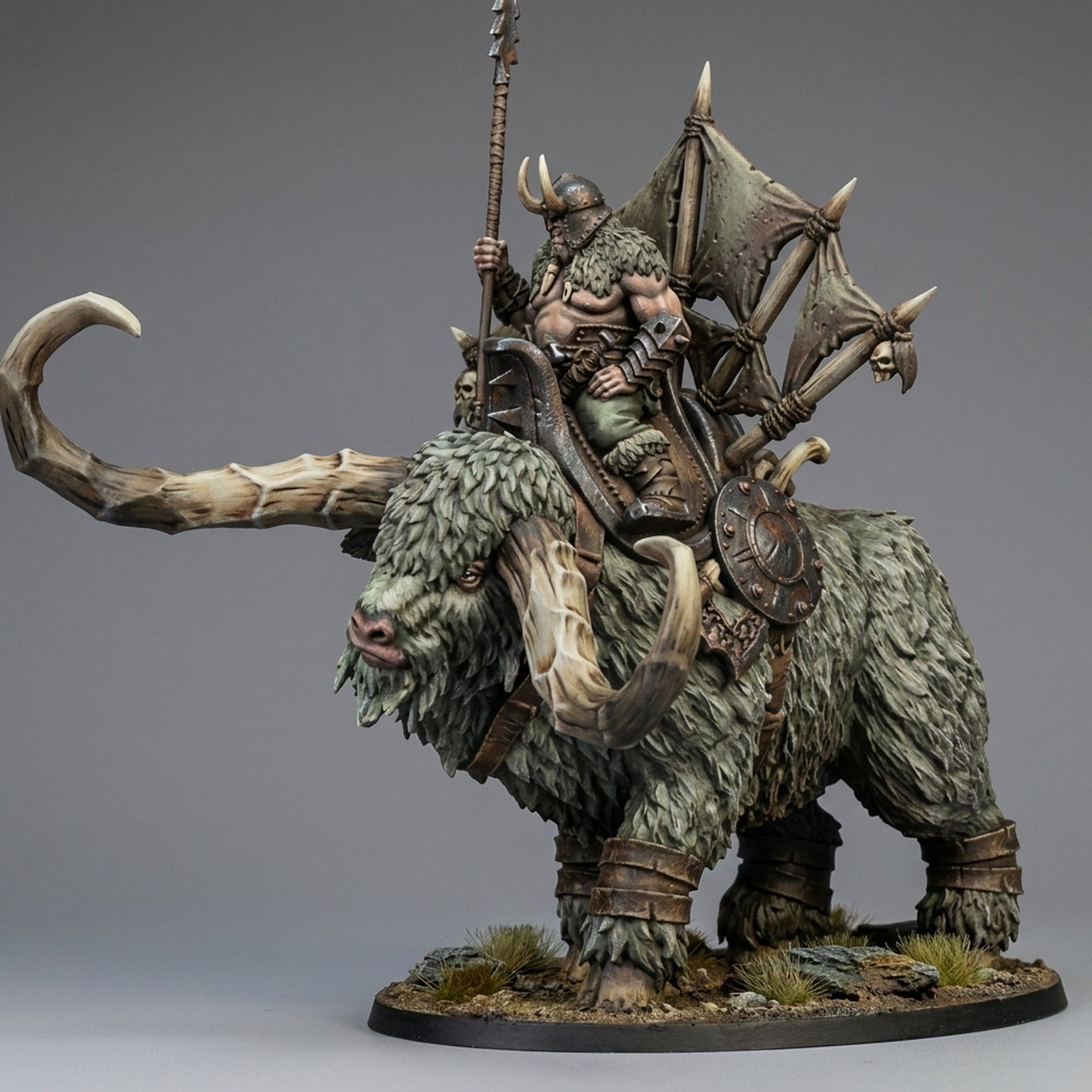 Kan sobre Uro de Roca · Miniatura 32mm · Ogros del Norte · Drakholm