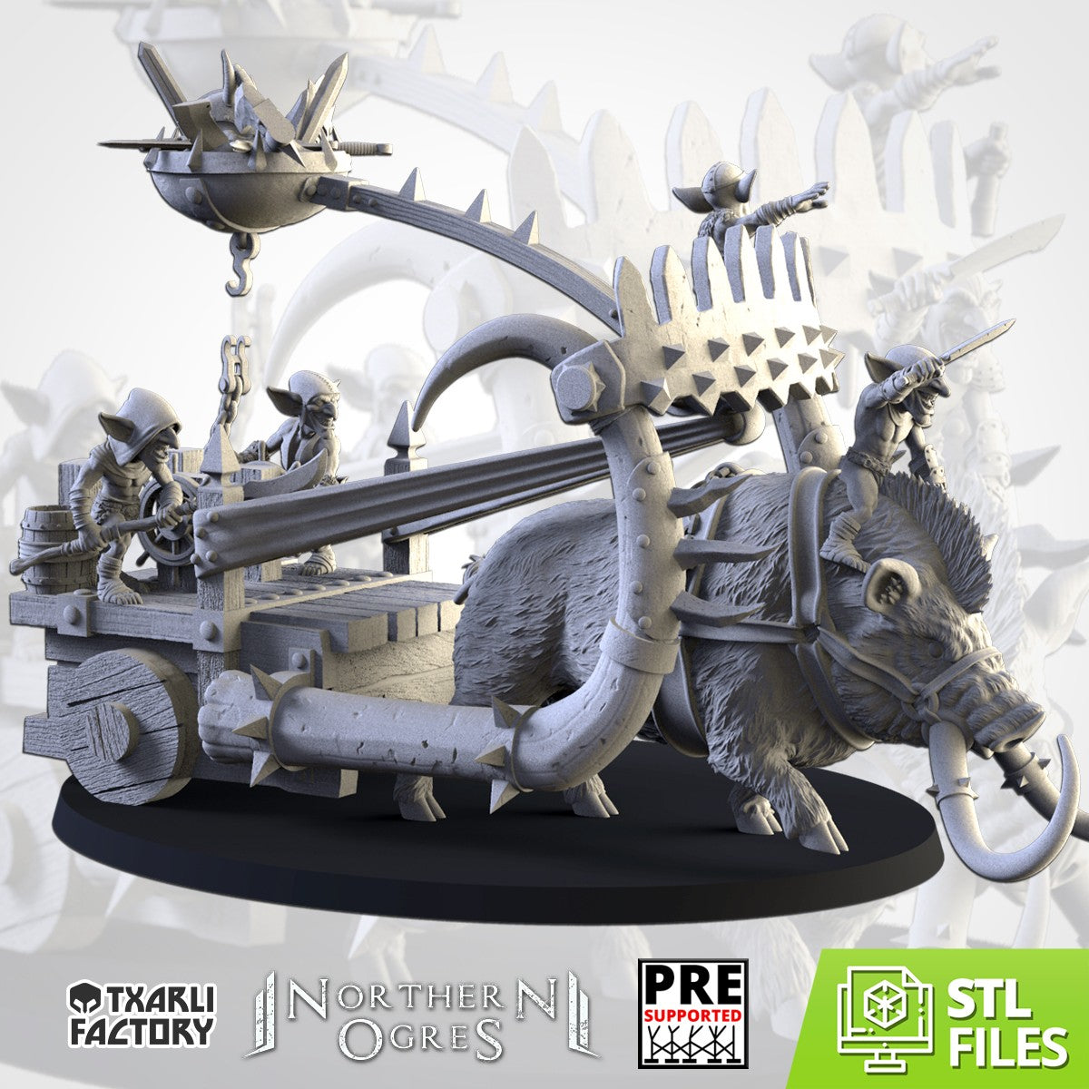 Catapulta de los Pequeños · Miniatura 32mm · Ogros del Norte · Drakholm