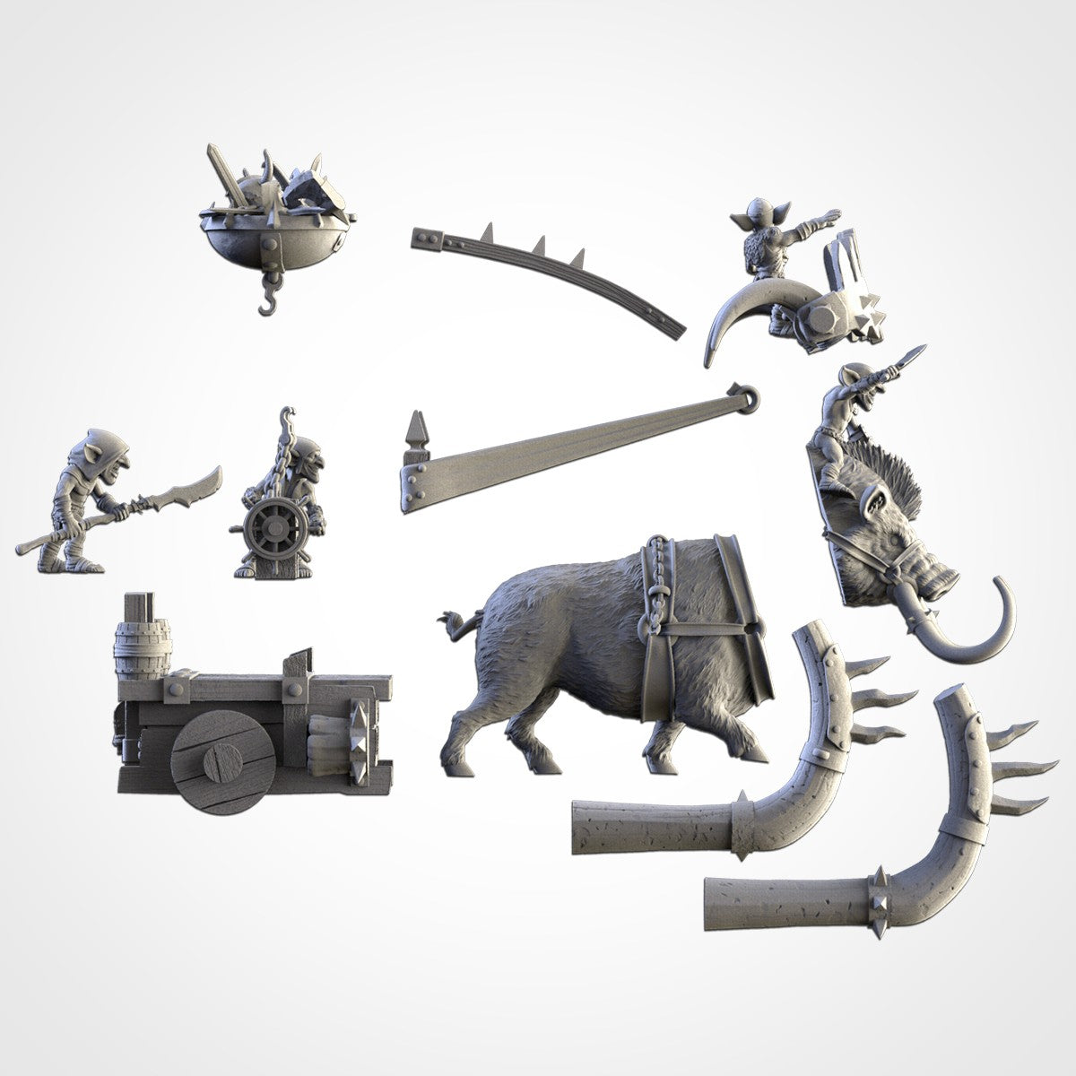 Catapulta de los Pequeños · Miniatura 32mm · Ogros del Norte · Drakholm