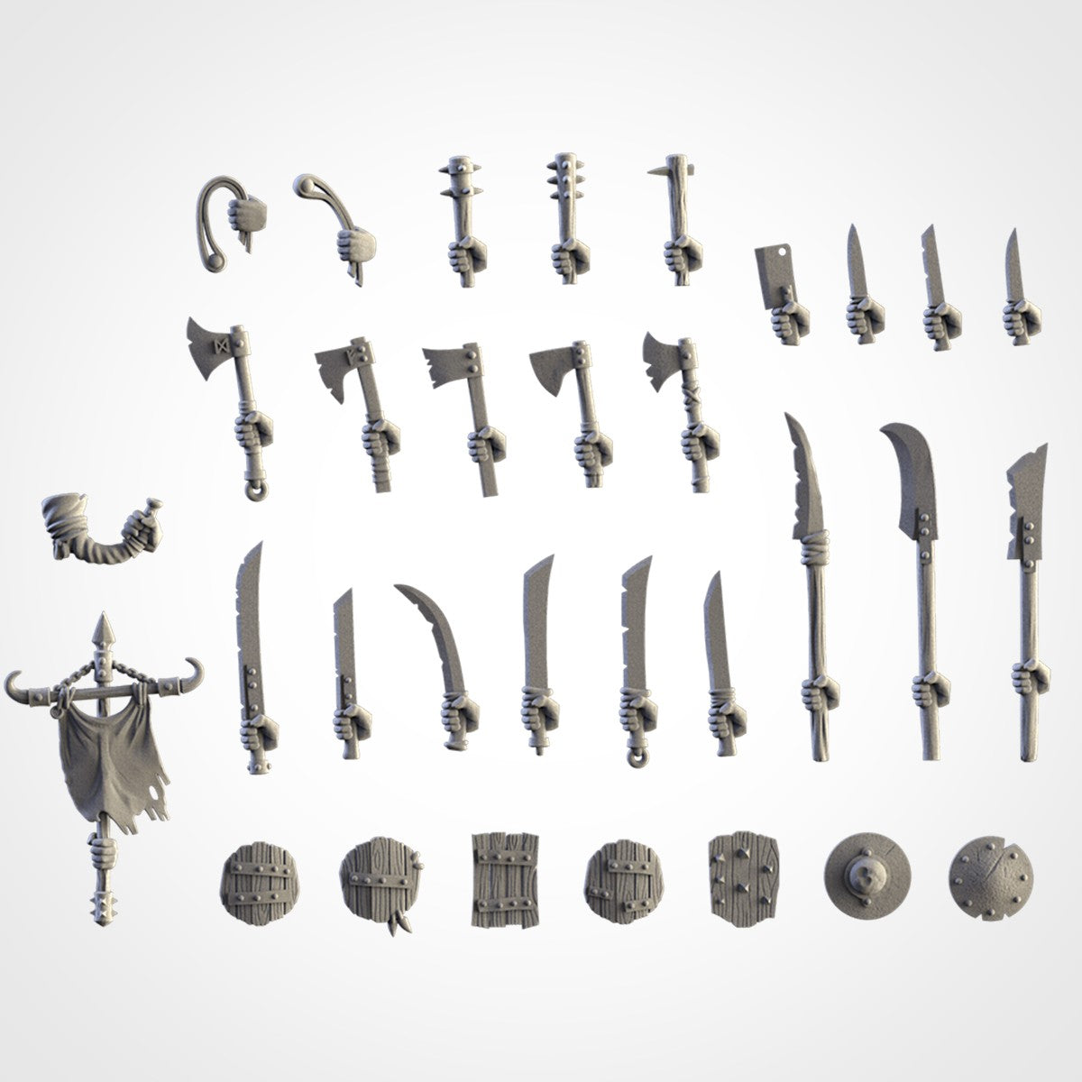 La Chusma de los Trágones · Miniatura 32mm · Ogros del Norte · Drakholm