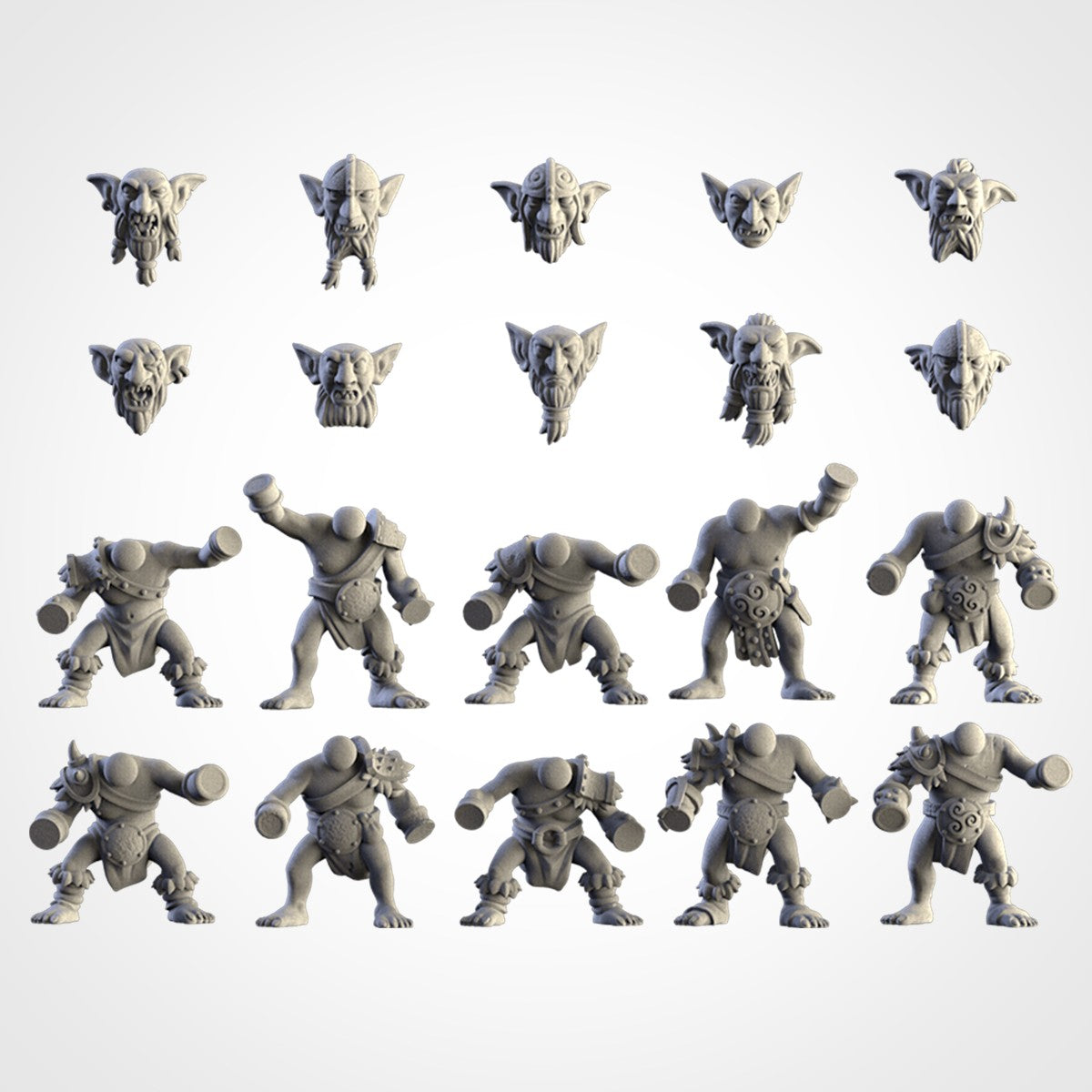 La Chusma de los Trágones · Miniatura 32mm · Ogros del Norte · Drakholm