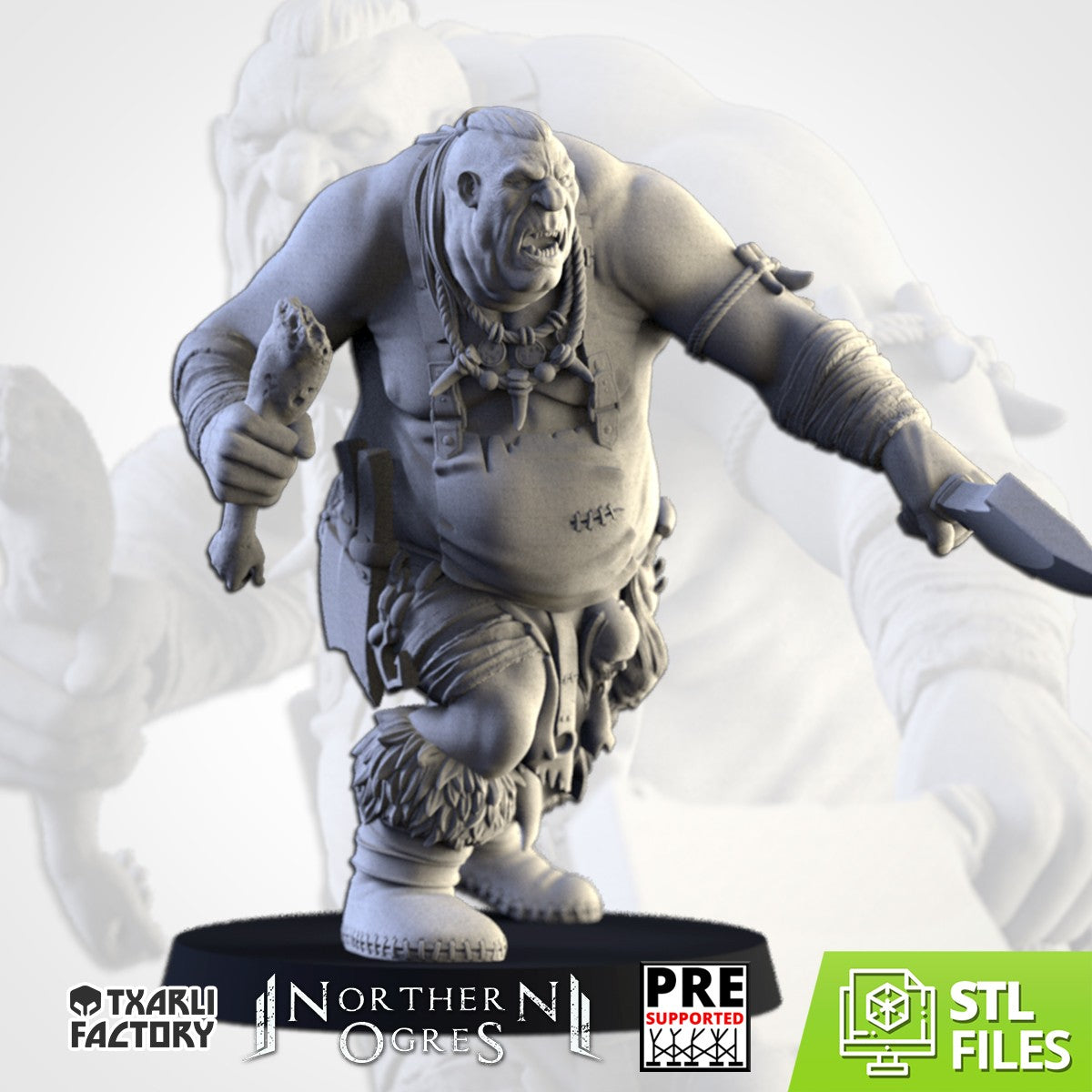 El Carnicero · Miniatura 32mm · Ogros del Norte · Drakholm