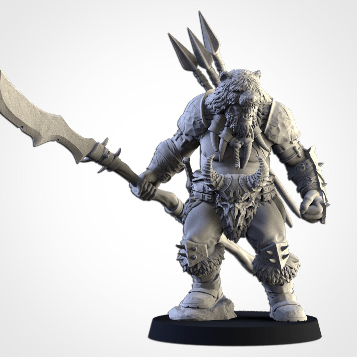 El Cazador · Miniatura 32mm · Ogros del Norte · Drakholm