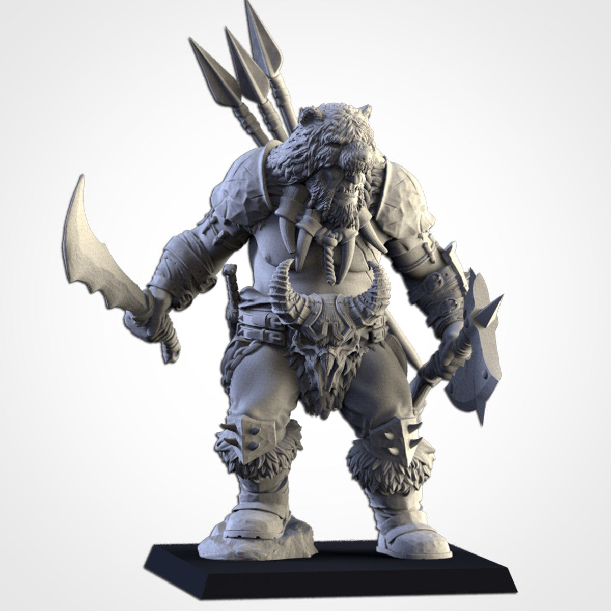 El Cazador · Miniatura 32mm · Ogros del Norte · Drakholm