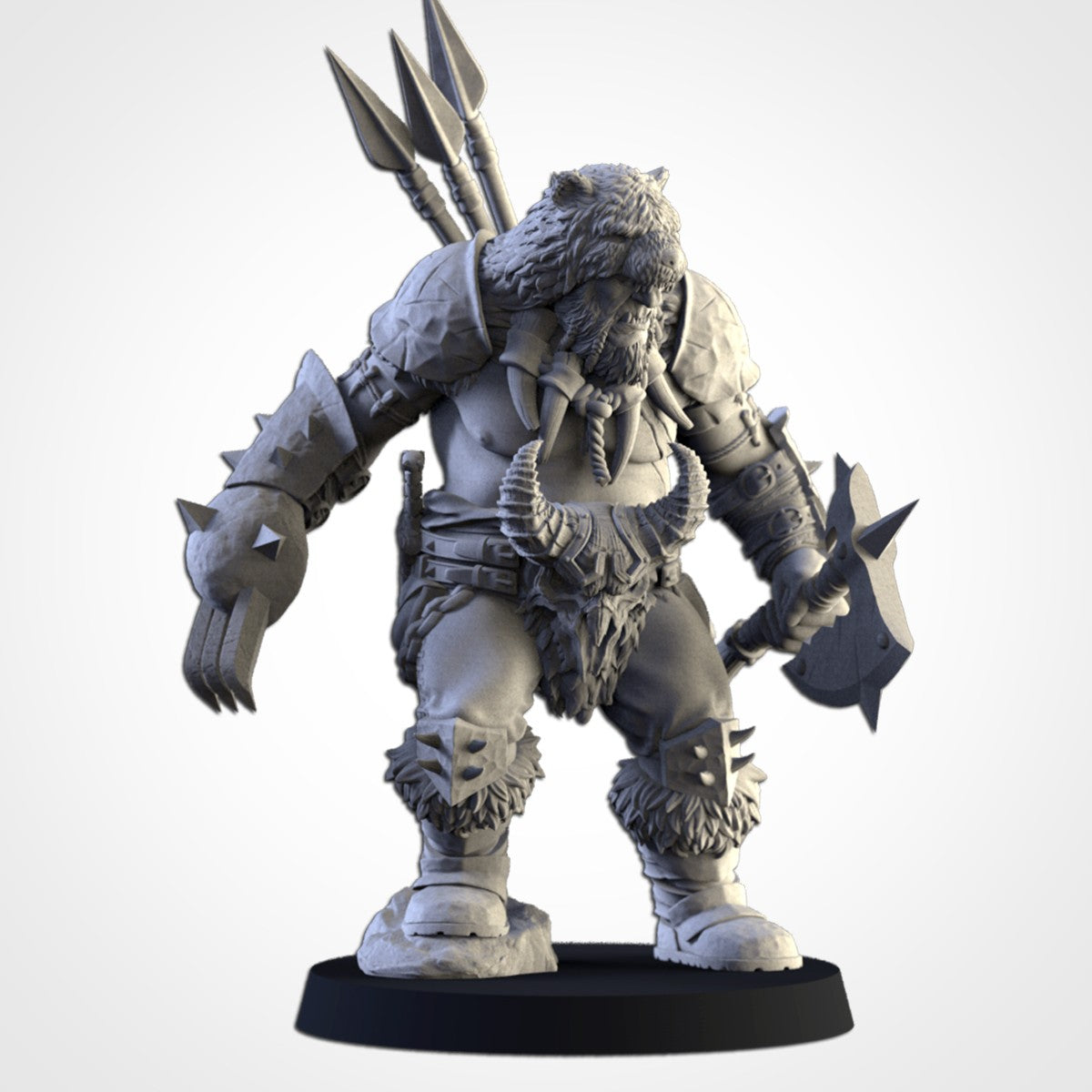 El Cazador · Miniatura 32mm · Ogros del Norte · Drakholm