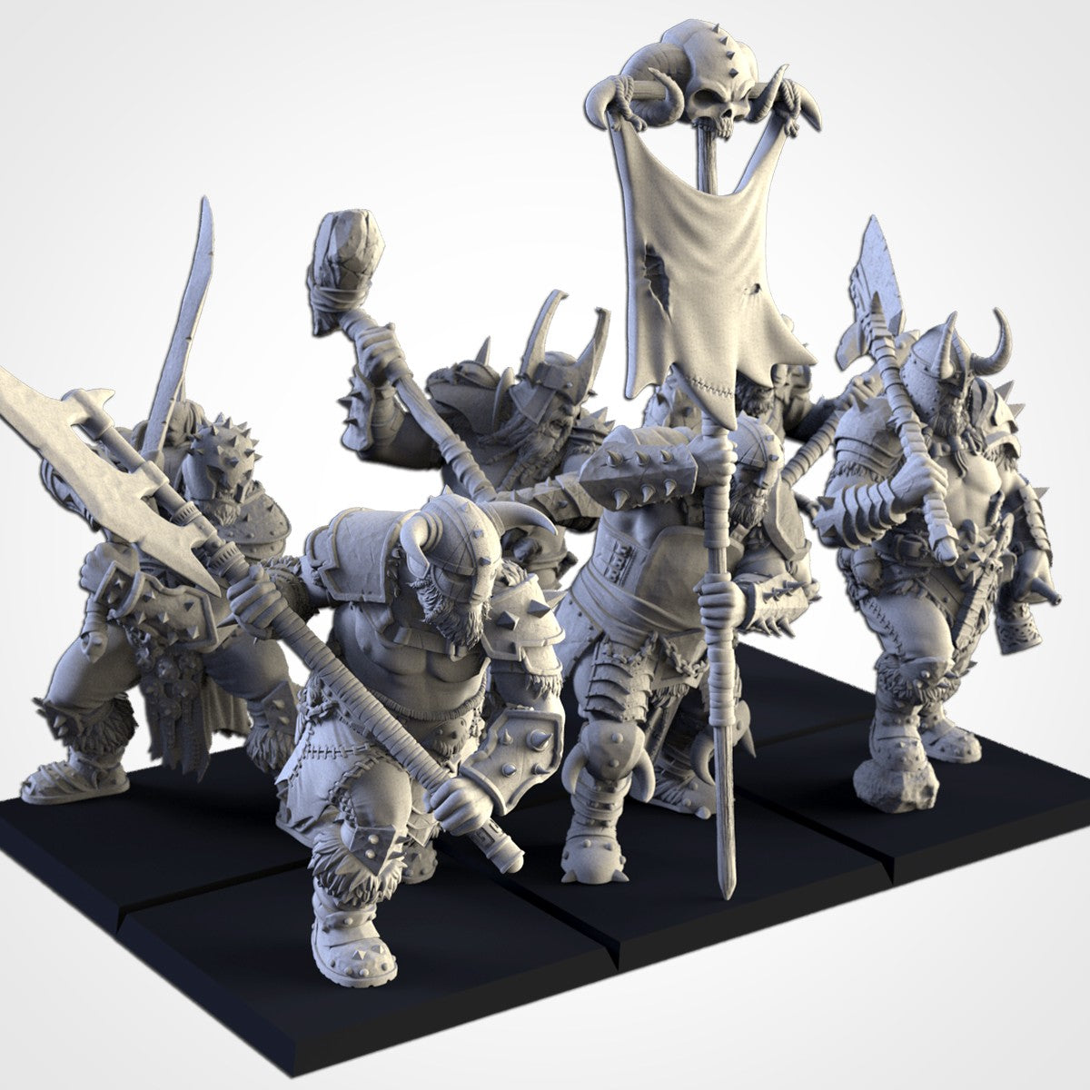 Matones de la Tribu · Miniatura 32mm · Ogros del Norte · Drakholm