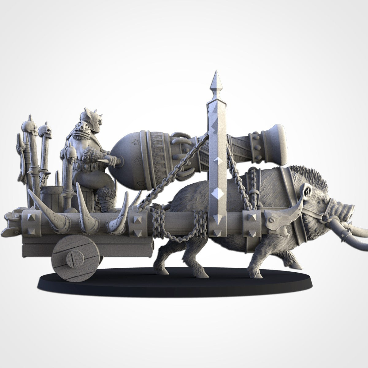 Cañón del Trueno · Miniatura 32mm · Ogros del Norte · Drakholm