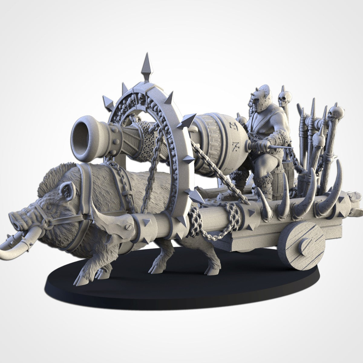 Cañón del Trueno · Miniatura 32mm · Ogros del Norte · Drakholm