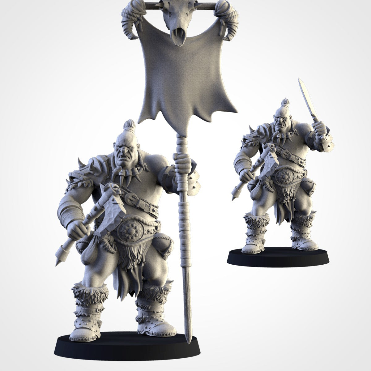Guerreros de la Tribu · Miniatura 32mm · Ogros del Norte · Drakholm