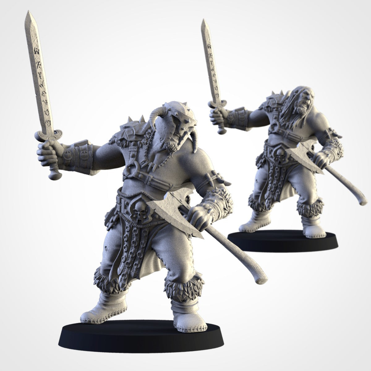 Guerreros de la Tribu · Miniatura 32mm · Ogros del Norte · Drakholm