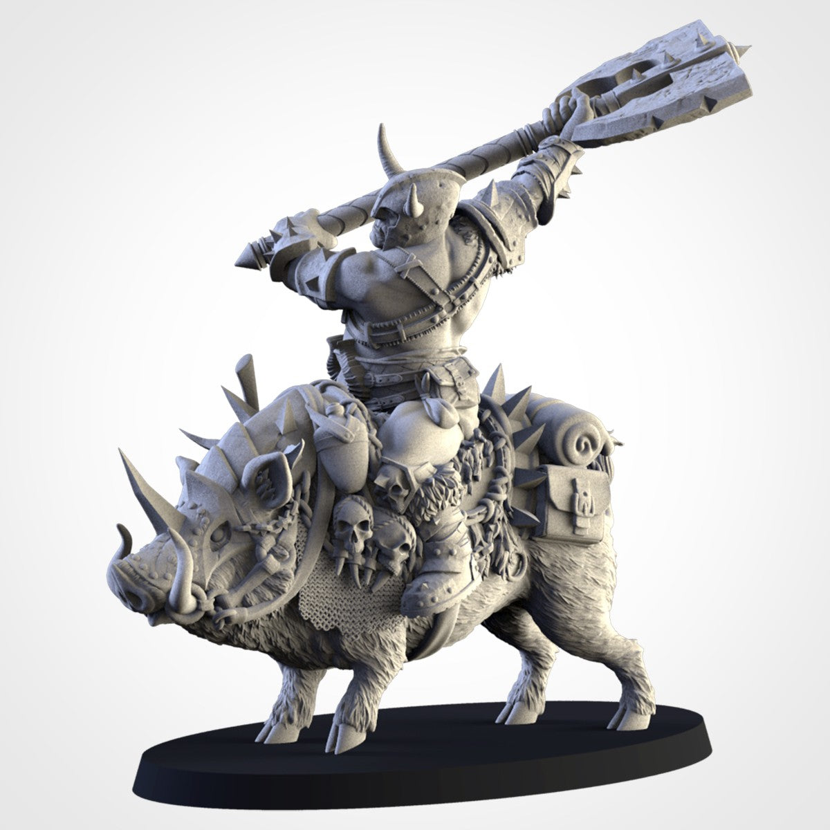 Caballería de los Colmilludos · Miniatura 32mm · Ogros del Norte · Drakholm