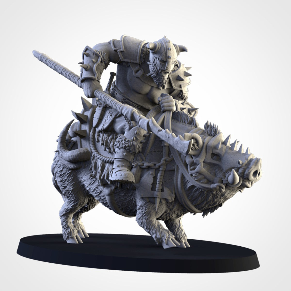 Caballería de los Colmilludos · Miniatura 32mm · Ogros del Norte · Drakholm