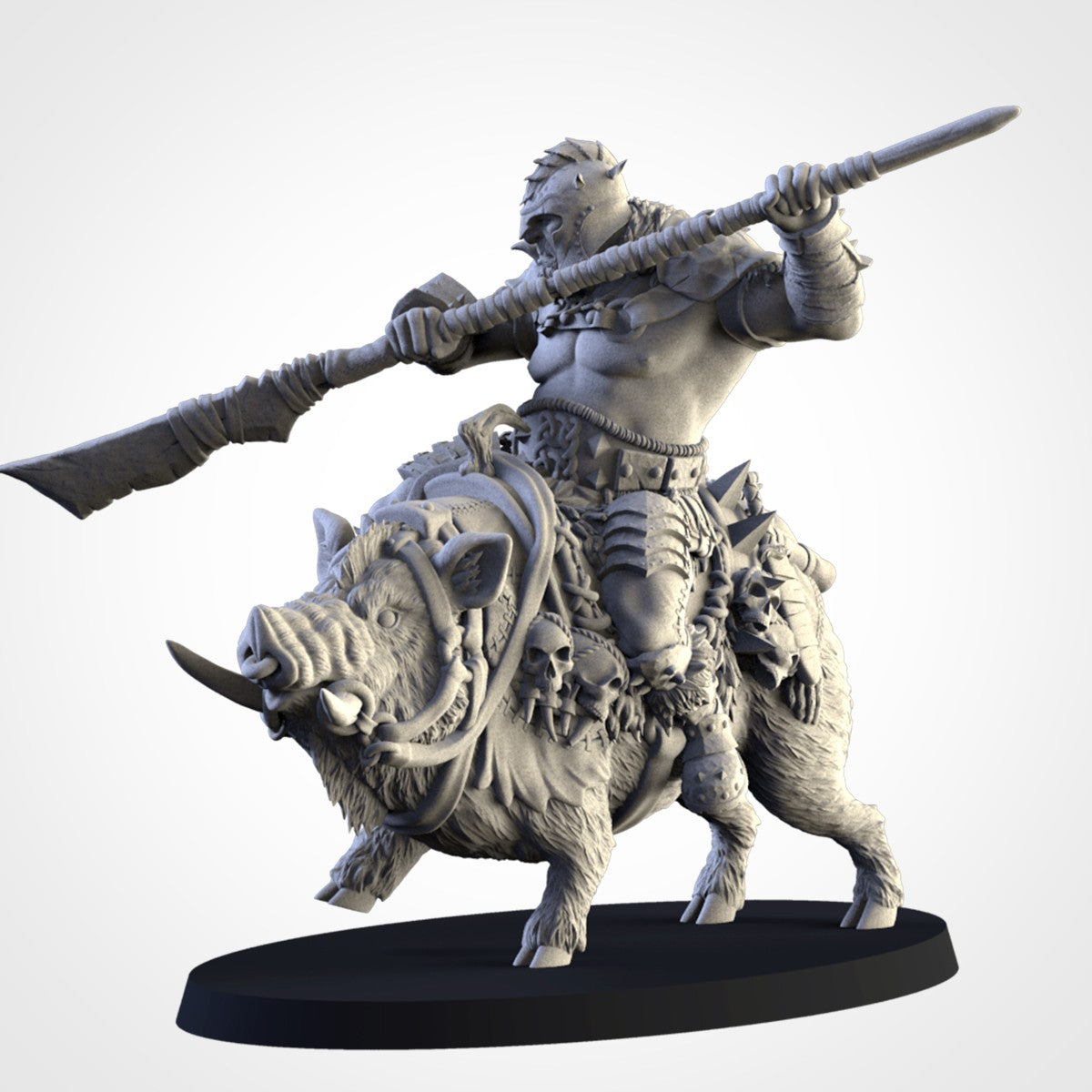 Caballería de los Colmilludos · Miniatura 32mm · Ogros del Norte · Drakholm